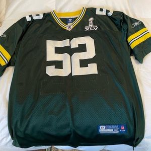 Green Bay Packers - Clay Matthews - Super Bowl XLV Jersey